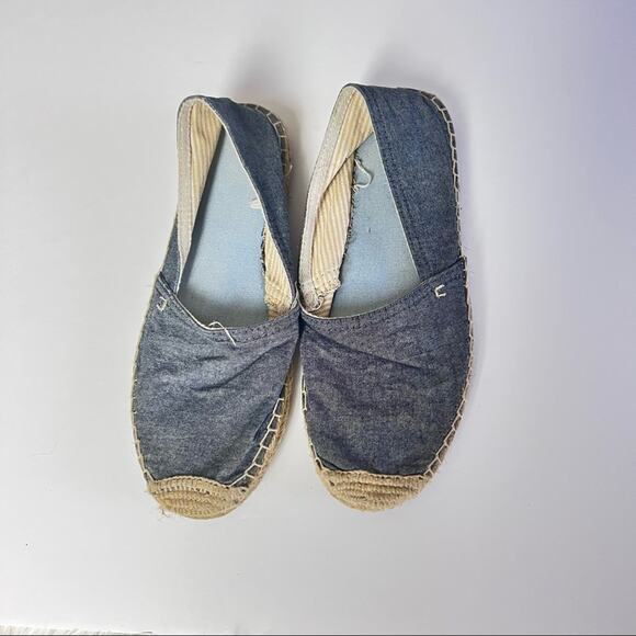 Old Navy Women’s Two Pairs of Canvas Slip On Flats Red and Blue Sz 8 - Picture 8 of 13